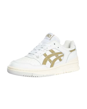Asics EX89 Leren Sneakers, Wit
