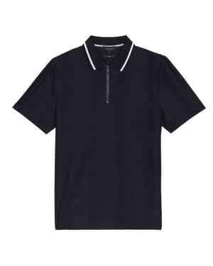 Ted Baker Orbite Slim Fit Jacquard T Polo Shirt