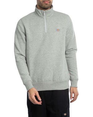 Dickies Oakport Sweatshirt Met Kwartrits, Grijs