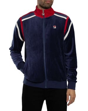 Fila Gabriele Trainingsjack Met Contrasterende Panelen, Blauw