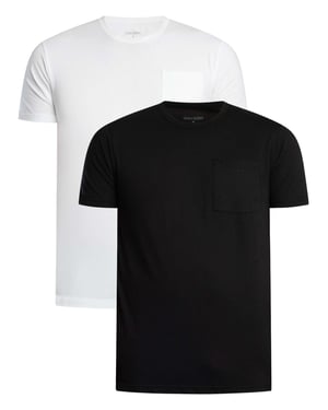 Lyle & Scott Basic 2-Pack T-Shirt Met Zakje, Veelkleurig