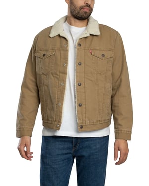 Levi's Type 3 Sherpa Trucker Jacket, Bruin