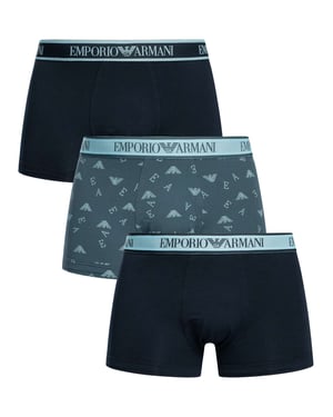 Emporio Armani Trunk 3-Pack, Zwart