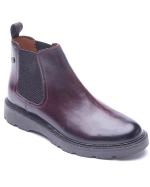 Base London Echo Leather Men's WASHED BROWN Boots