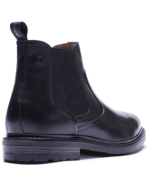 Base London Smith Leather Men's Black Boots