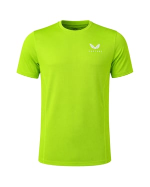 Castore Engineered Knit Mens Lime T-Shirt