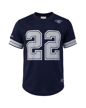 Mitchell & Ness NFL Dallas Cowboys #22 E.Smith Mens Navy Jersey