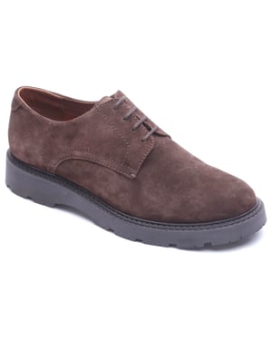 Base London Vector Leather Men's BROWN Lace-Up Shoes