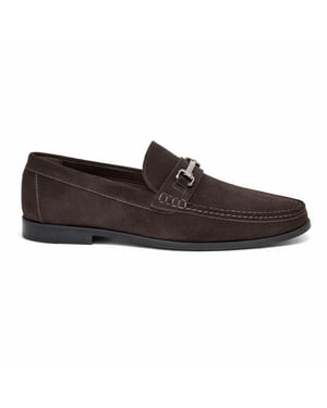 Roamers M595 Mens Loafer Shoes Dark Brown