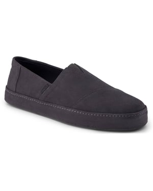 TOMS Alpargata Premium Leer Heren Forged Iron Espadrilles