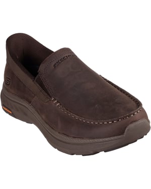 Skechers Pollard Osgood Leather Men's Cocoa Loafers
