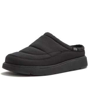 Fitflop Gen-FF Padded Polyester Women's All Black Mules