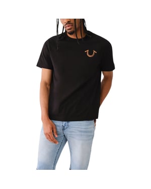 True Religion 108186 Mens T Shirts Relaxed Fit Short Sleeve Summer Cotton Tee