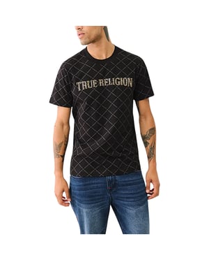 True Religion 700157 Mens T Shirts Crew Neck Short Sleeve Summer Soft Cotton Tee