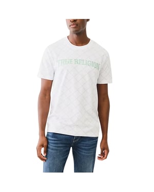 True Religion 700157 Mens T Shirts Crew Neck Short Sleeve Summer Soft Cotton Tee