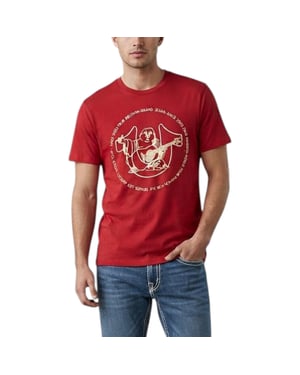 True Religion 108038 Mens T Shirts Short Sleeve Casual Cotton Summer Soft Top