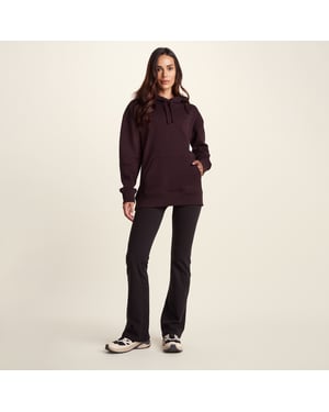 Meera Womens 100% Cotton Relaxed Fit Hoody - Huckleberry