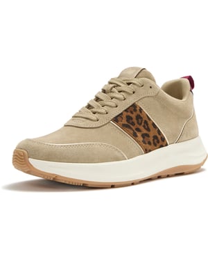 Fitflop F-Mode Flow Suede Women's Cappuccino Trainers