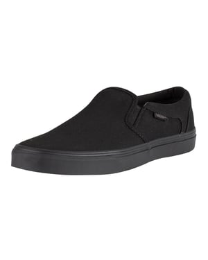 Vans Asher Canvas Trainers, Zwart