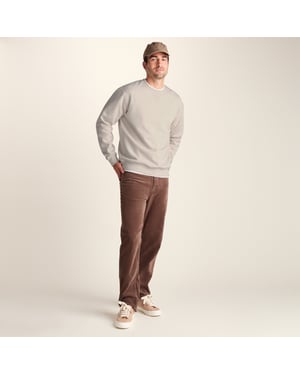 Dolan Mens Supersoft Crew Neck Sweatshirt - Buttercream Melange