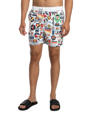 Ellesse Roulle Zwemshorts, Wit