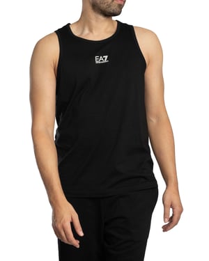 EA7 Slim Vest Met Logo, Zwart