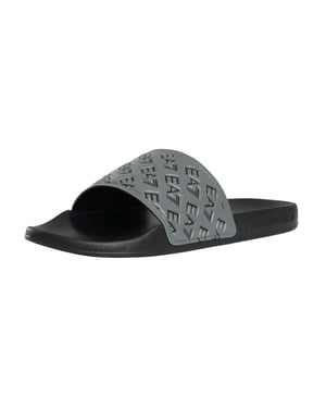 EA7 Schuifregelaars Voor Logopatroon, Zwart
