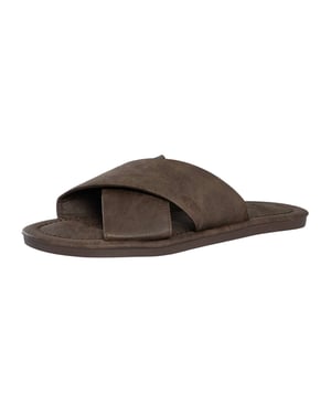 Superdry Vintage Kruisbandschuifjes, Bruin