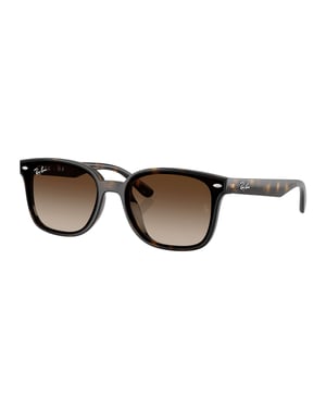 Ray-Ban RB4461D Rechthoekige Zonnebril, Bruin