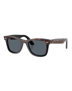 Ray-Ban Wayfarer Vierkante Zonnebril, Bruin