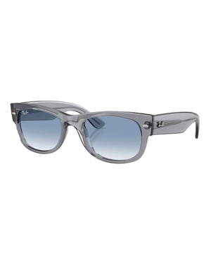 Ray-Ban Mega Wayfarer-Zonnebril, Grijs