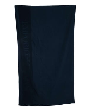 Emporio Armani Strandhanddoek Met Wafelstructuur, Blauw