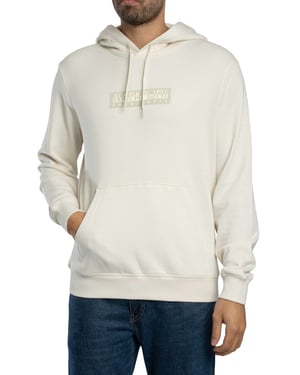 Napapijri Box-Logo Trui Met Capuchon, Wit