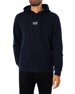 EA7 Jersey Trui Met Capuchon, Blauw