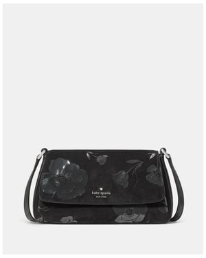 Sutton Floral Suede Mini Crossbody Bag