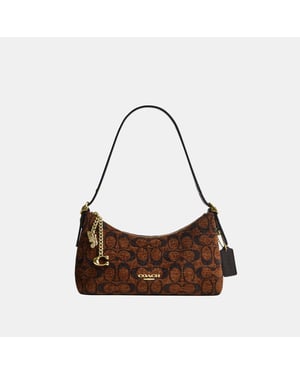 Emeilia Shoulder Bag In Signature Chenille