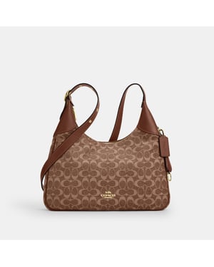 Ella Shoulder Bag In Signature Chenille