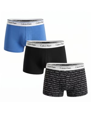 3 Pack Men's Cotton Stretch Boxer Trunks Balance NP2817A