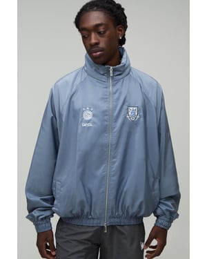 Tall Oversized Funnel Neck Circa 98 Track Jacket