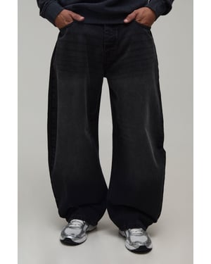 Extreme Barrel Fit Washed Jeans