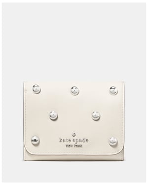 Studded Small L-Zip Wallet