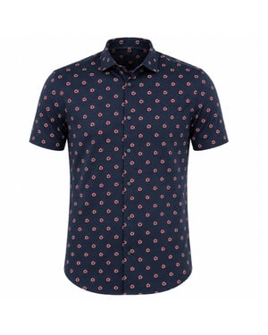 Ted Baker Miksho Floral Navy Shirt