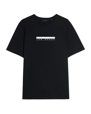 Ted Baker Albar Graphic Black T-shirt
