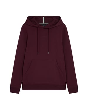 Ted Baker Drotow Regular Branded Maroon Hoodie