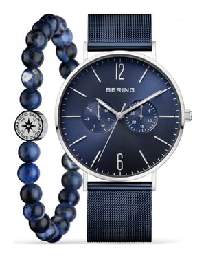 Bering Time 14240-303-GWP2 Mens Classic Watch and Bracelet Gift Set