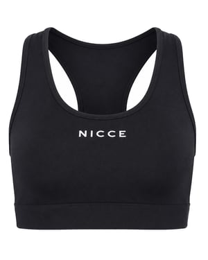 Nicce Dia Racerback Womens Black Sports Bra