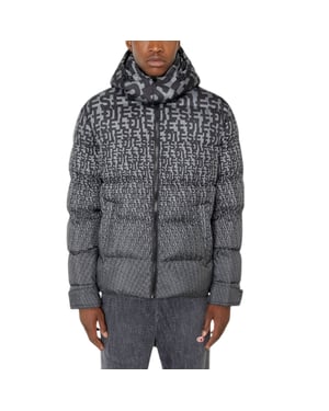 Diesel W-Step-Mon 0WEAG Mens Puffer Jacket Shell Down Padded Winter Outwear Coat