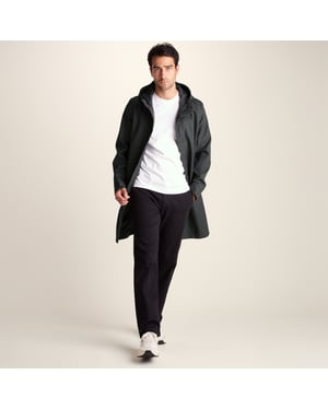 Henry Mens Waterproof Longline Coat - Charcoal Melange