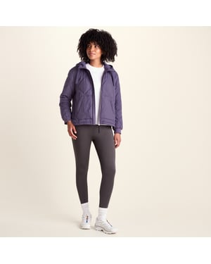 Tasker Womens Lightweight Insulated Quilted Jacket - Smokey Purple