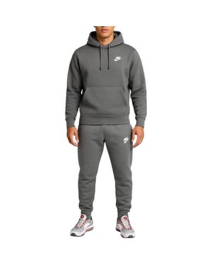 NIKE Club Mens Fleece Full Tracksuits Set Sweat Hoodie Jogger Sports